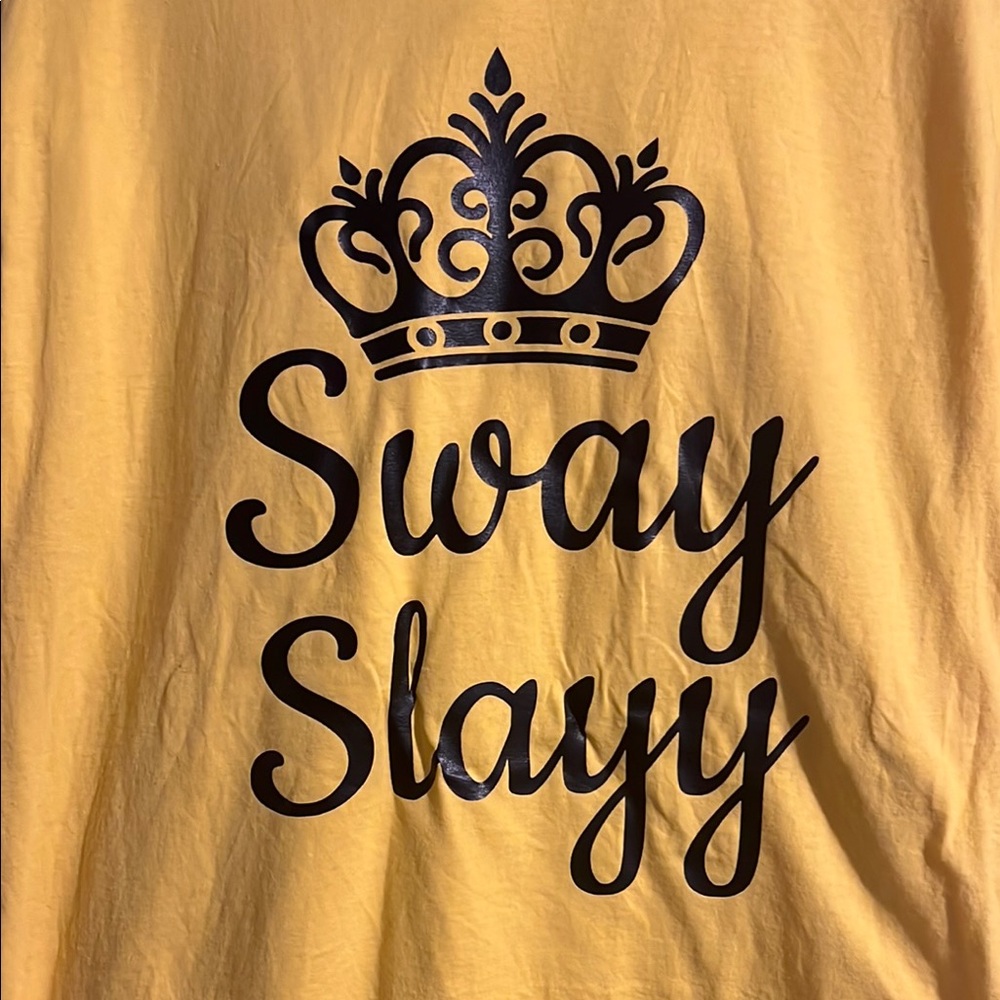 Yellow Graphic Sway Slayy T shirt